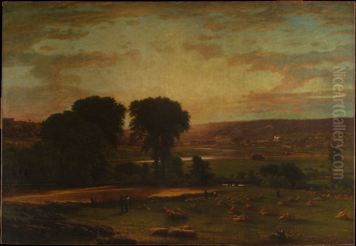 Peace And Plenty Oil Painting by George Inness