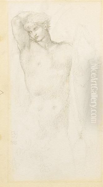 Study For 'the Resurrection' 
Stained Glass Window At All Hallows Church, Allerton, Lancashire Oil Painting by Sir Edward Coley Burne-Jones