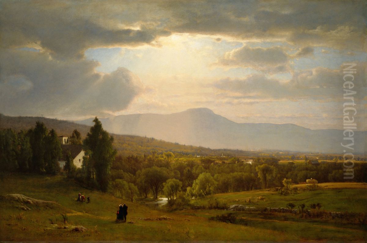Catskill Mountains Oil Painting by George Inness
