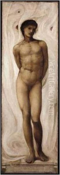Misael Oil Painting by Sir Edward Coley Burne-Jones