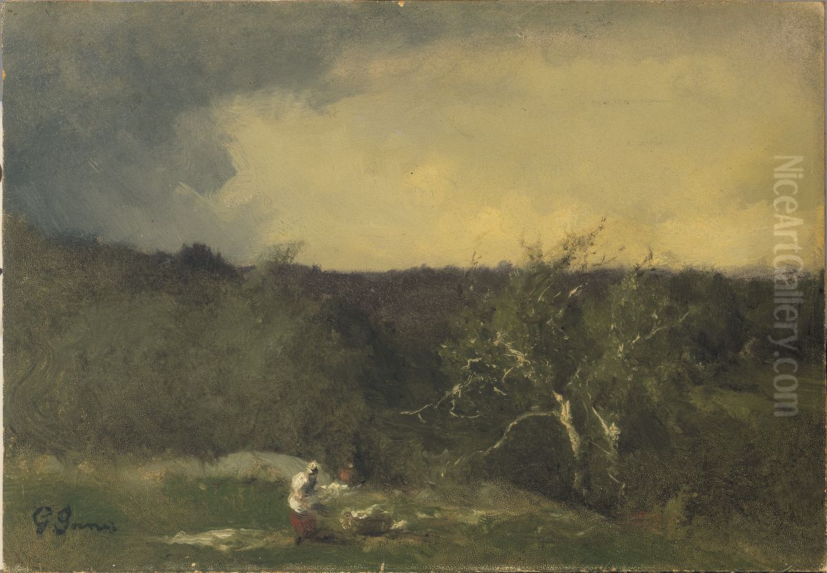 Landscape Oil Painting by George Inness