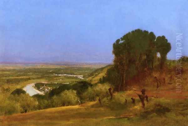 Near Perugia III Oil Painting by George Inness