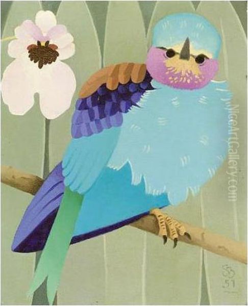 Rollier Oil Painting by Simon Albert Bussy