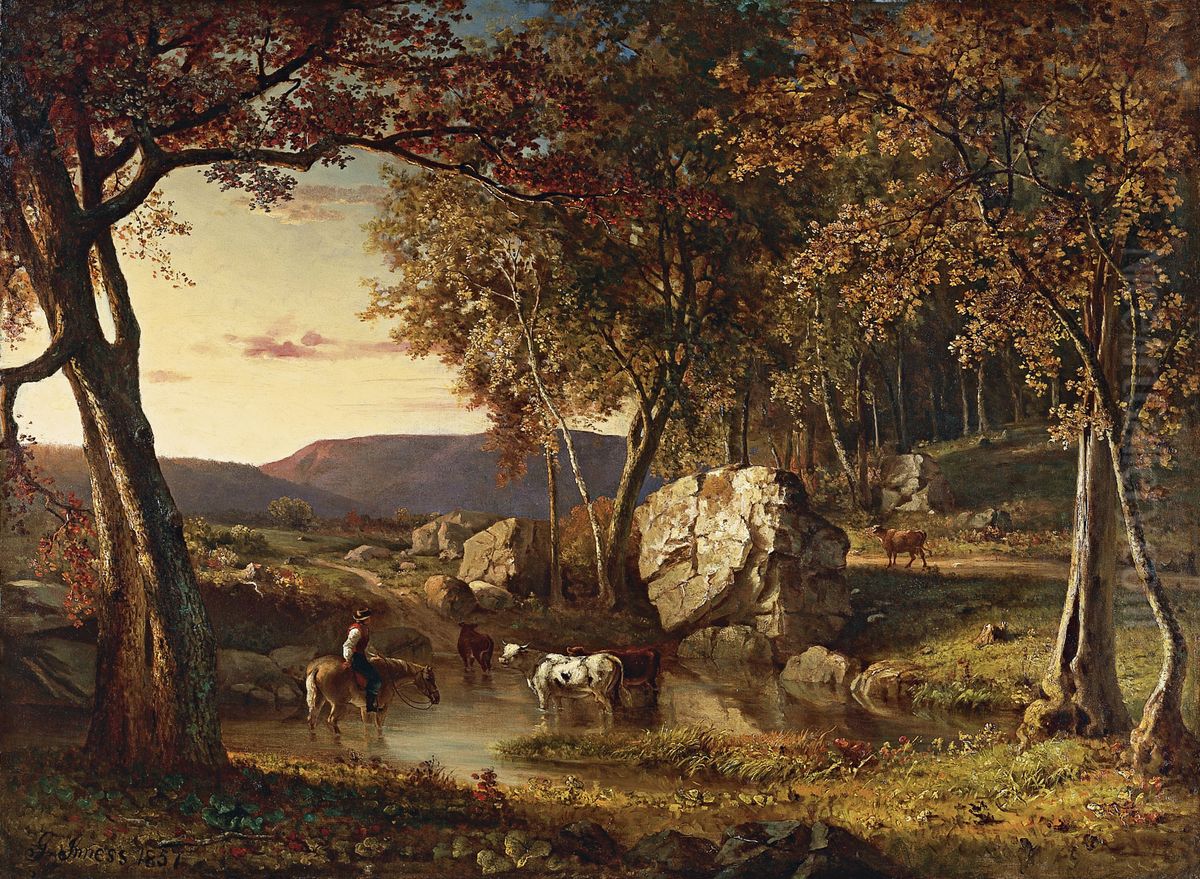 Summer Days Oil Painting by George Inness