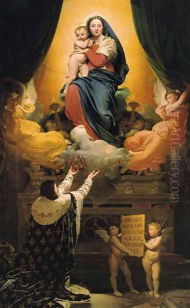 The Vow of Louis XIII Oil Painting by Jean Auguste Dominique Ingres