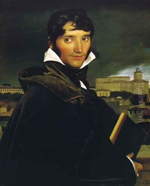 The Painter Francois-Marius Granet Oil Painting by Jean Auguste Dominique Ingres