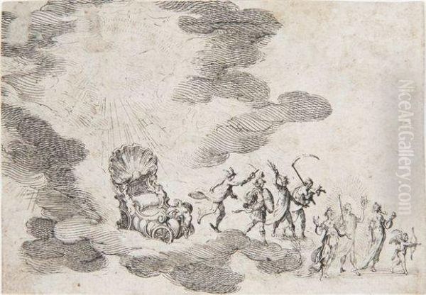 Soleil Levant Oil Painting by Jacques Callot