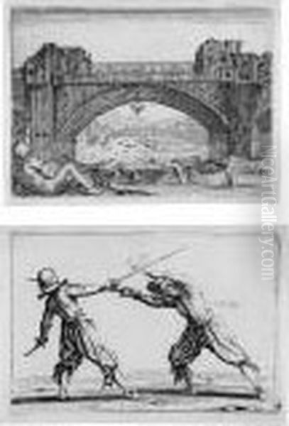 Capricci Di Varie Figure Di 
Iacobo Callot All Illmo & Ecmo S. Principe Don Lorenzo Medici Oil Painting by Jacques Callot
