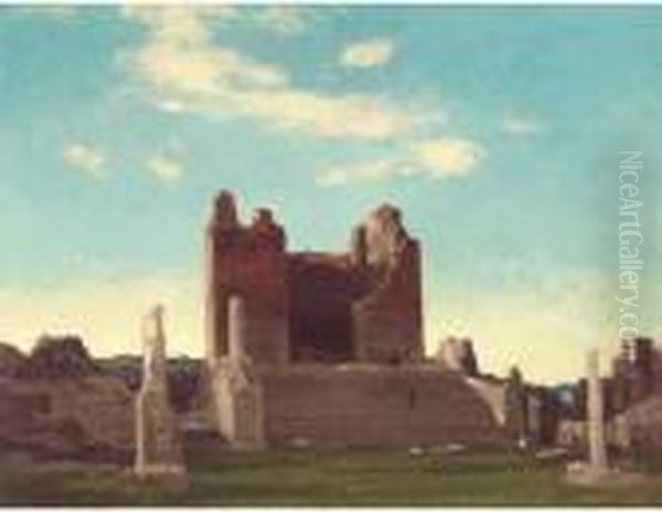 Ostia Oil Painting by David Young Cameron