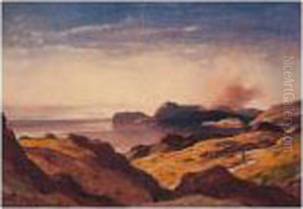 Loch Sunart Oil Painting by David Young Cameron