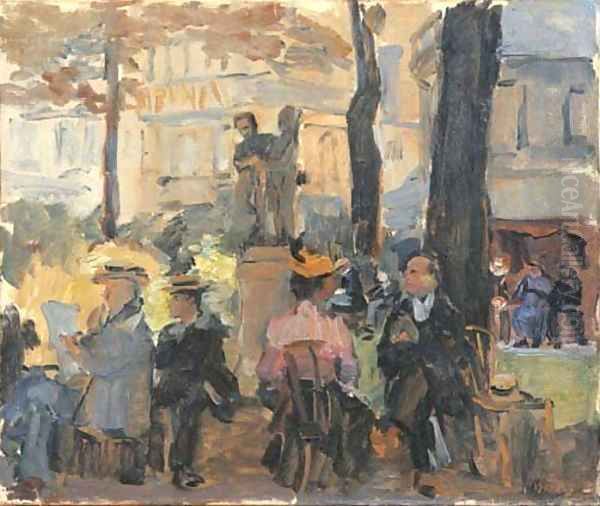 Jour d'ete a Paris Oil Painting by Isaac Lazarus Israels