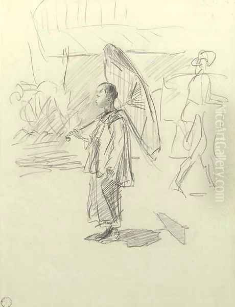 Study of an Indonesian girl Oil Painting by Isaac Lazarus Israels