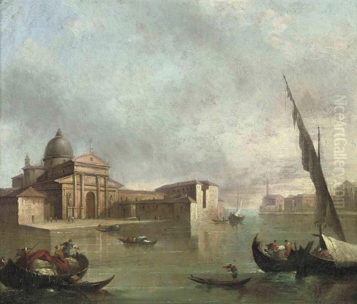The Bacino Di San Marco, Venice,
 Looking East, With The Zecca, Thelibreria, The Piazzetta Of Saint Mark 
And The Ducal Palace Oil Painting by (Giovanni Antonio Canal) Canaletto