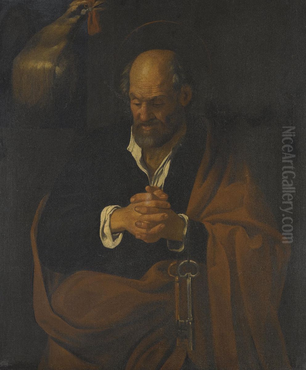 The Denial Of Saint Peter Oil Painting by Caravaggio