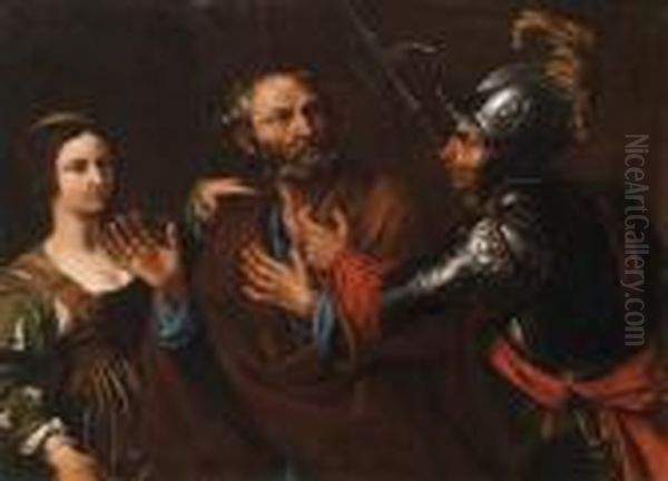 The Denial Of Saint Peter Oil Painting by Caravaggio