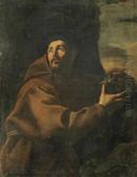 San Francesco Oil Painting by Caravaggio