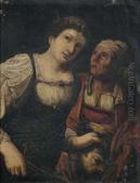 Judith With The Head Of Holofernes. Oil Painting by Caravaggio