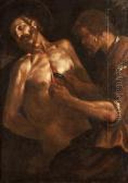 The Martyrdom Of St Bartolomeo Oil Painting by Caravaggio
