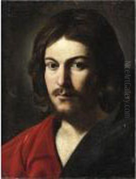 Testa Di Cristo Oil Painting by Caravaggio