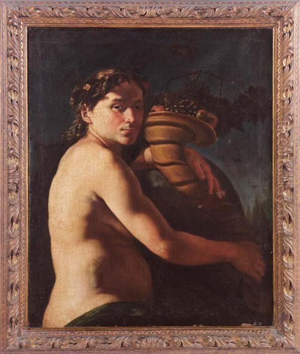 Bacco Oil Painting by Caravaggio