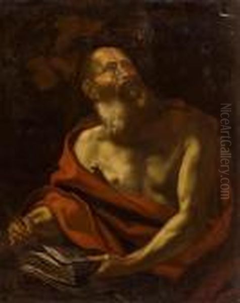 San Girolamo Oil Painting by Caravaggio