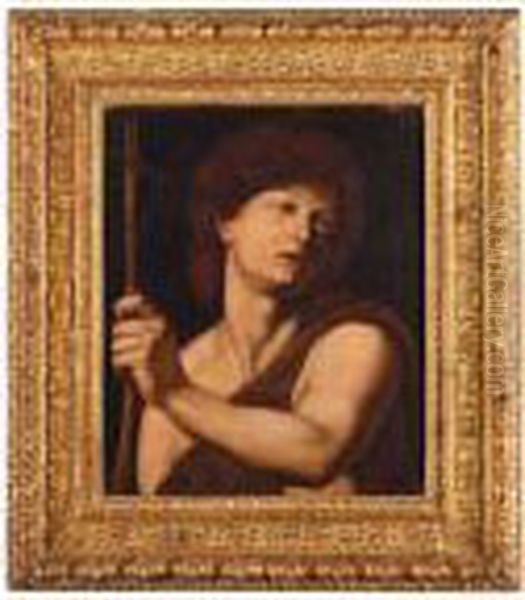 San Giovannino Oil Painting by Caravaggio