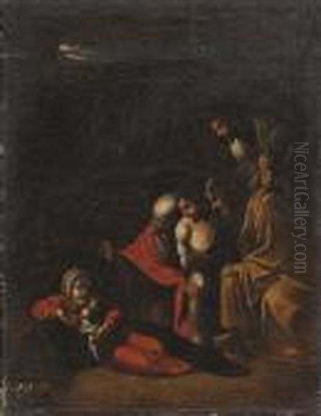 Adorazione Dei Pastori Oil Painting by Caravaggio