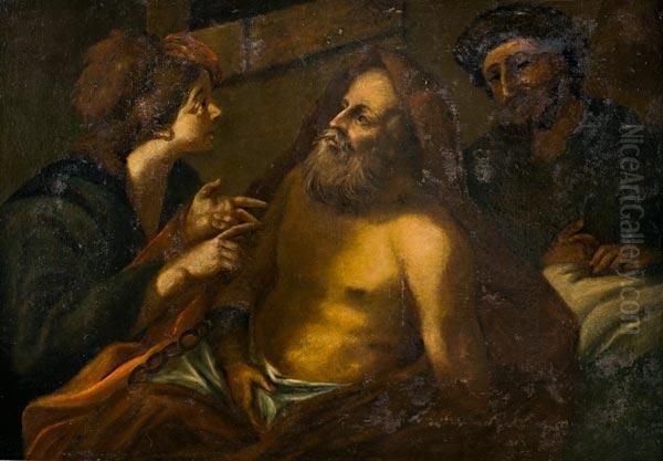 Giuseppe Interpreta I Sogni Ai Carcerati Oil Painting by Caravaggio