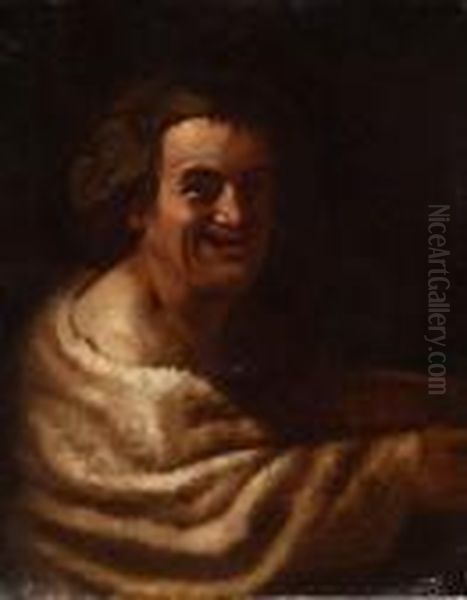 Figura D'uomo Oil Painting by Caravaggio