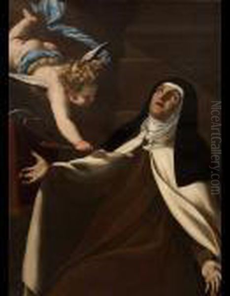 Estasi Di Santa Teresa Davila Oil Painting by Caravaggio