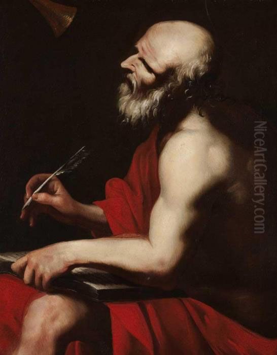 San Gerolamo Oil Painting by Caravaggio