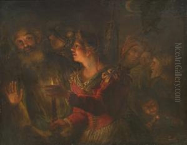 Pietro Rinnega Cristo Oil Painting by Caravaggio