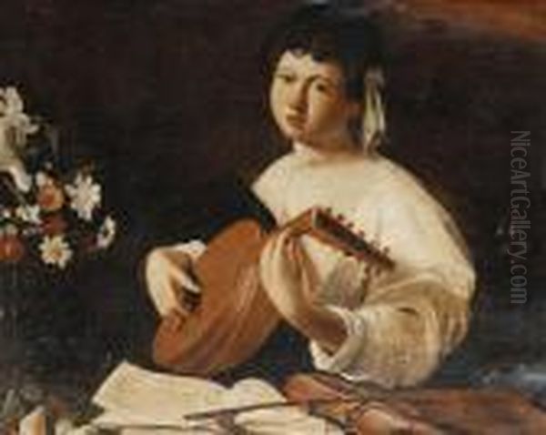 The Lute Player Oil Painting by Caravaggio