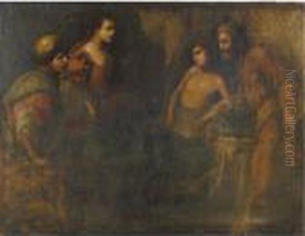 Biblical Scene Oil Painting by Caravaggio