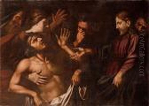 La Resurrezione Di Lazzaro Oil Painting by Caravaggio