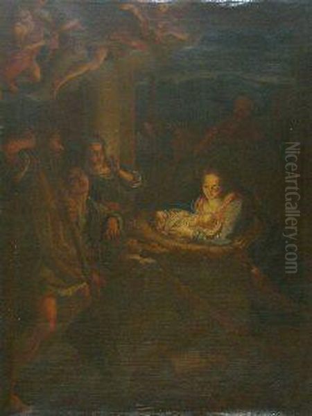 Adoration Of The Shepherds Oil Painting by Caravaggio