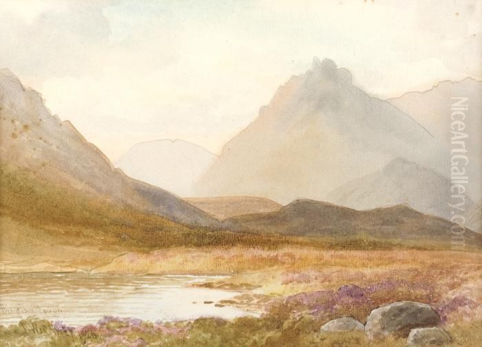 Bingian Lough Oil Painting by Joseph Carey Carey