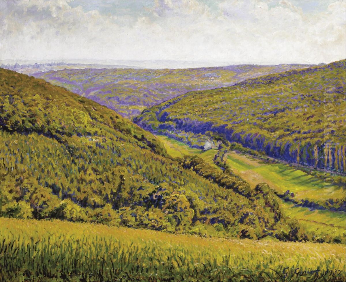 Paysage Oil Painting by Gustave Cariot