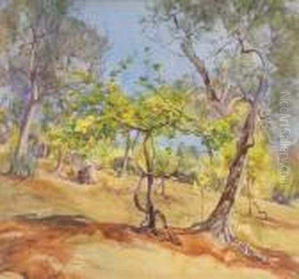 Nella Vigna Oil Painting by Onorato Carlandi