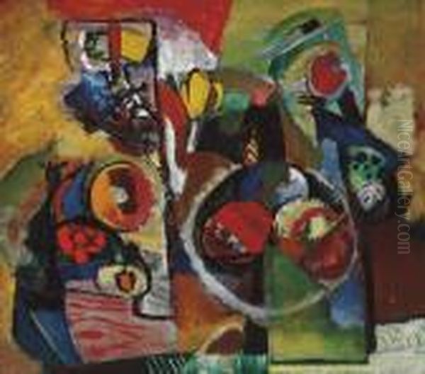 Abstraction #2 Oil Painting by Arthur Beecher Carles