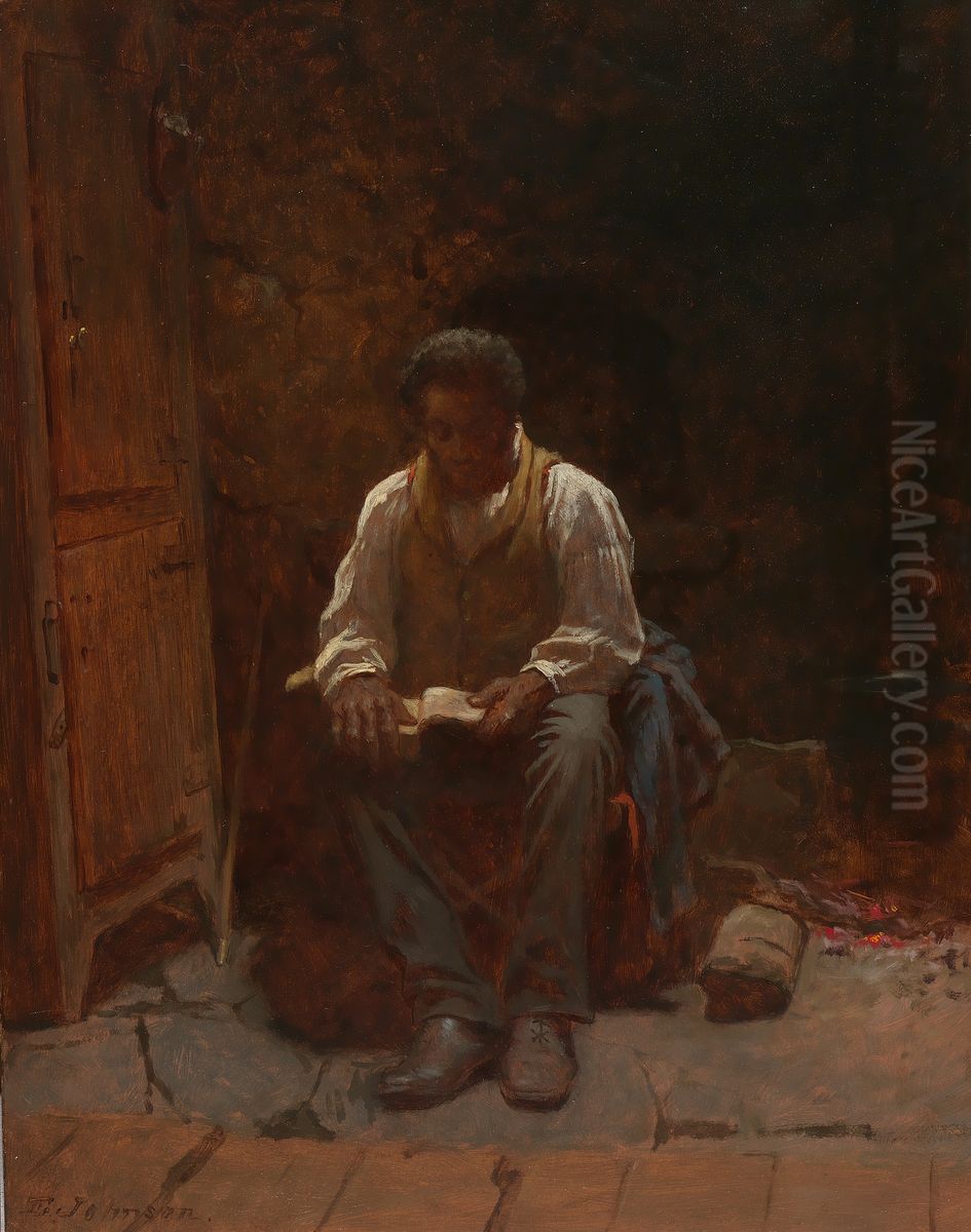 The Lord is My Shepherd Oil Painting by Eastman Johnson