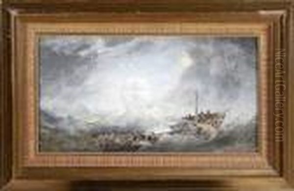The Phantom Ship Oil Painting by John Wilson Carmichael