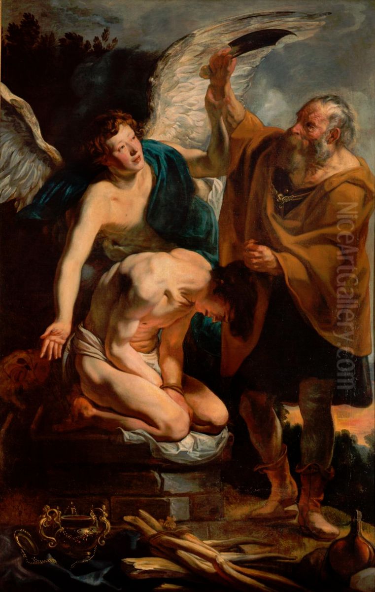 Sacrifice of Isaac Oil Painting by Jacob Jordaens