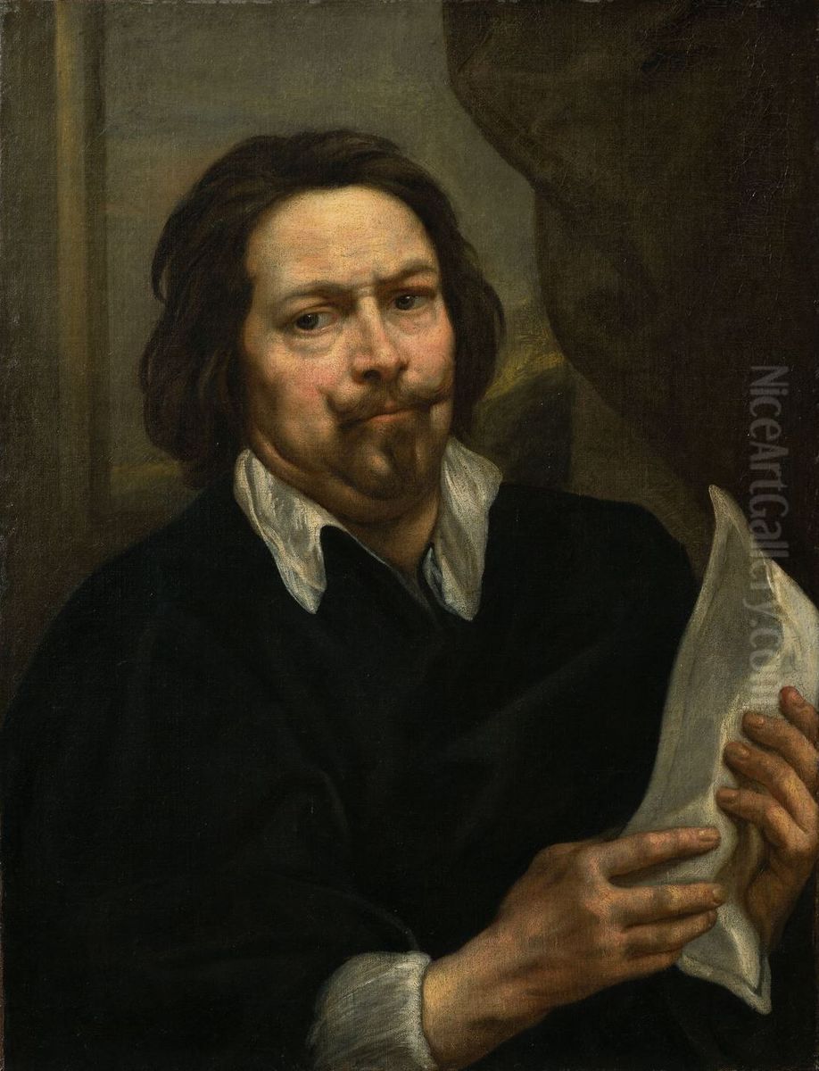 Self-Portrait Oil Painting by Jacob Jordaens