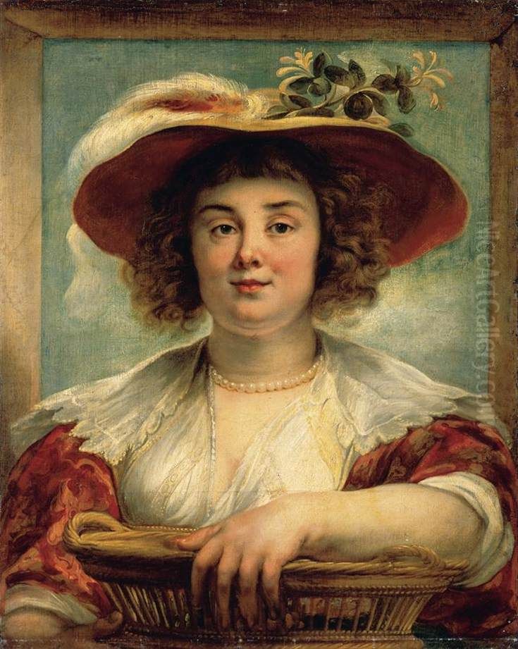 Portrait of the Artist's Daughter Elizabeth Oil Painting by Jacob Jordaens