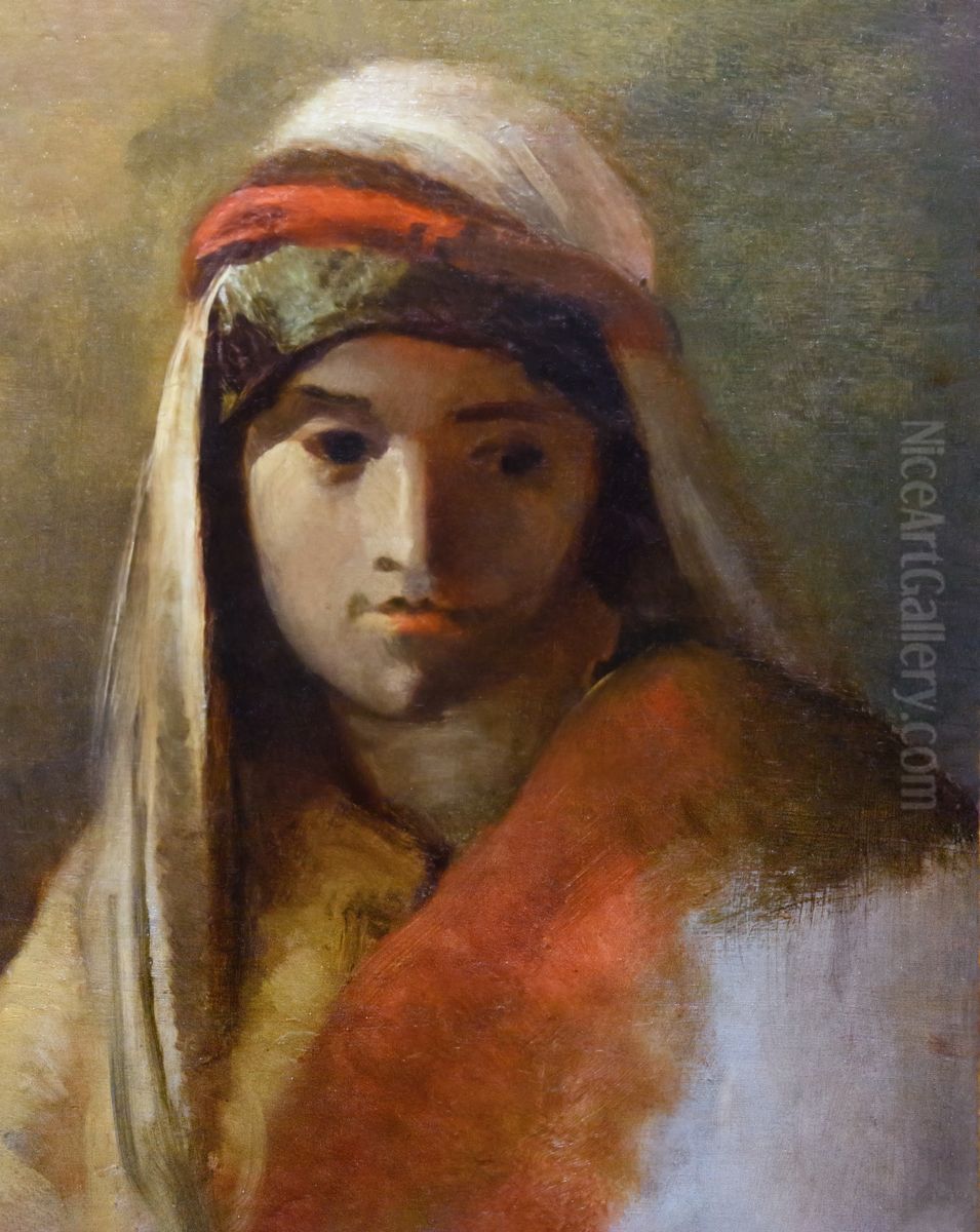 Jeune Fille Arabe Oil Painting by Jean-Baptiste Carpeaux