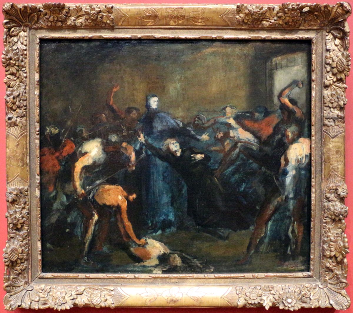 Monseigneur Darboy Dans Sa Prison Oil Painting by Jean-Baptiste Carpeaux