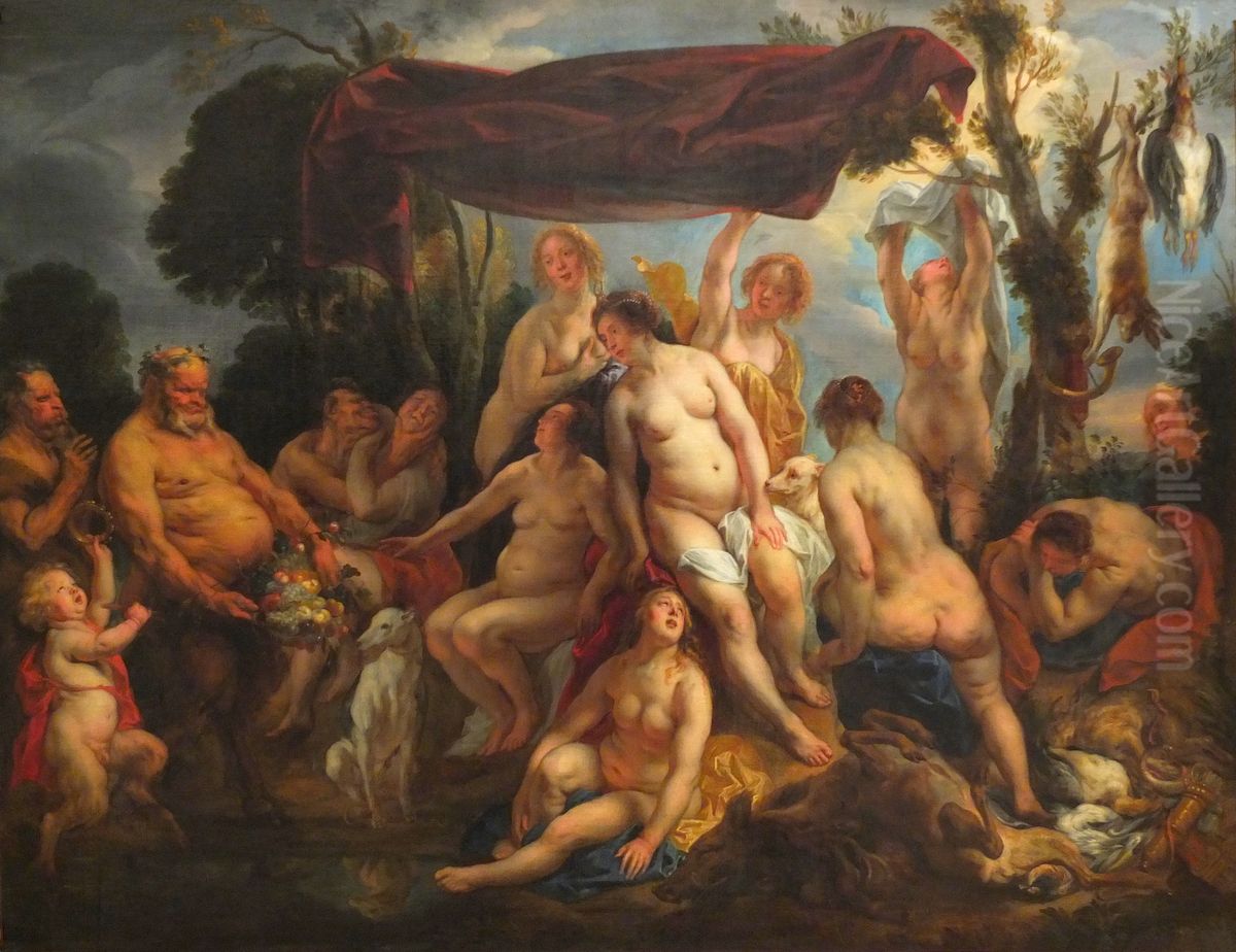 The Rest of Diana Oil Painting by Jacob Jordaens