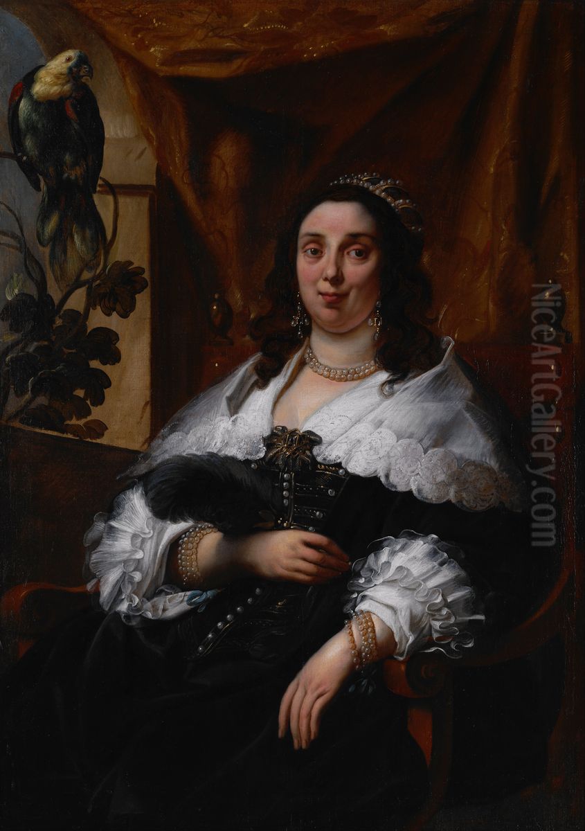 Portrait of a lady Oil Painting by Jacob Jordaens