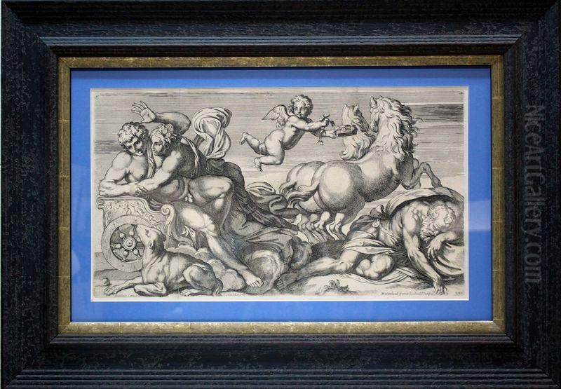 Escena Mitologica Oil Painting by Annibale Carracci